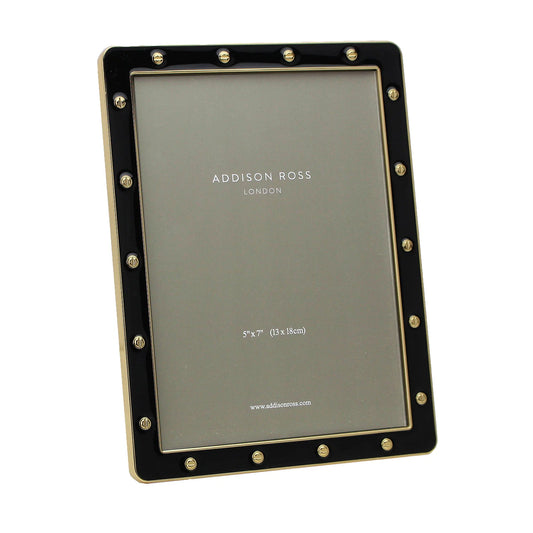 Enamel & Gold Locket Frame - 5"x7"