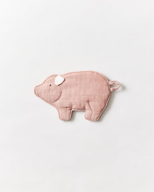Piglet Hot Pad/ Rust