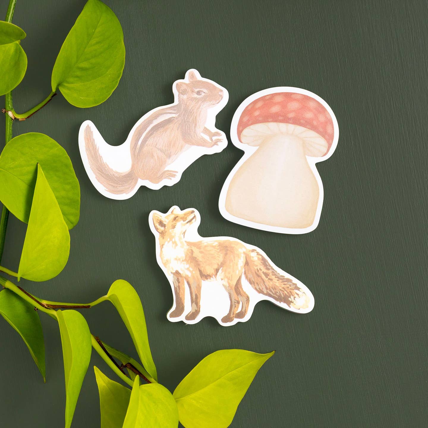 Red Fox Sticky Notes