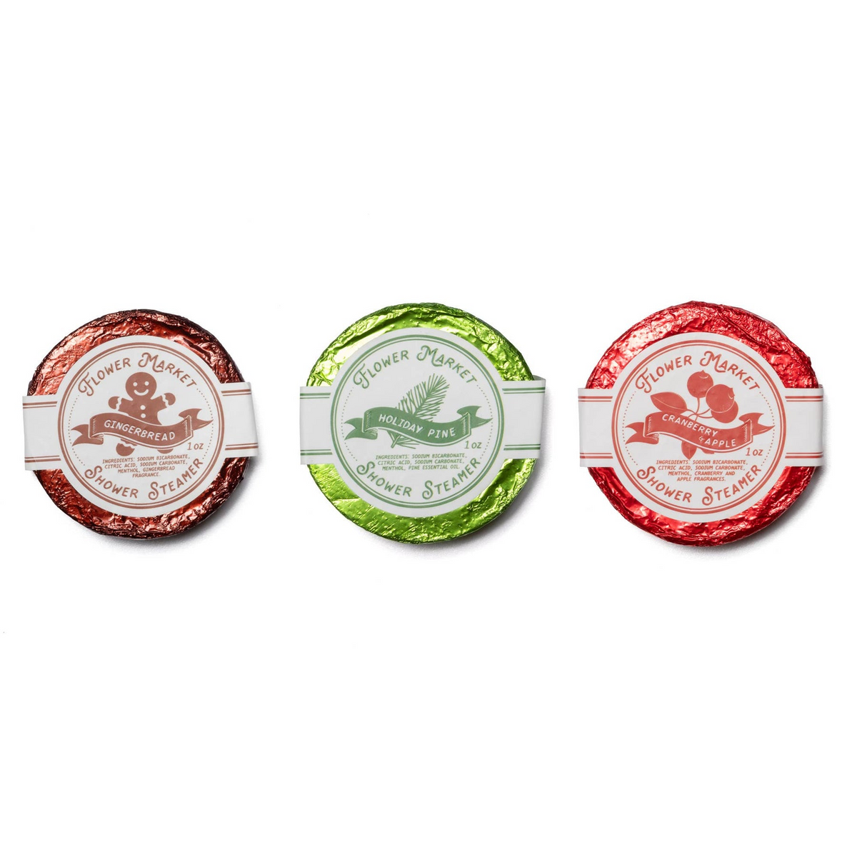 Holiday Cottage Shower Steamer Trio