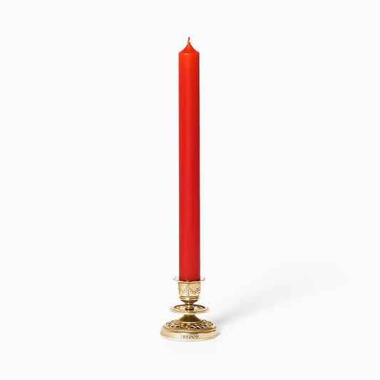 CHISELED CANDLESTICK BRASS