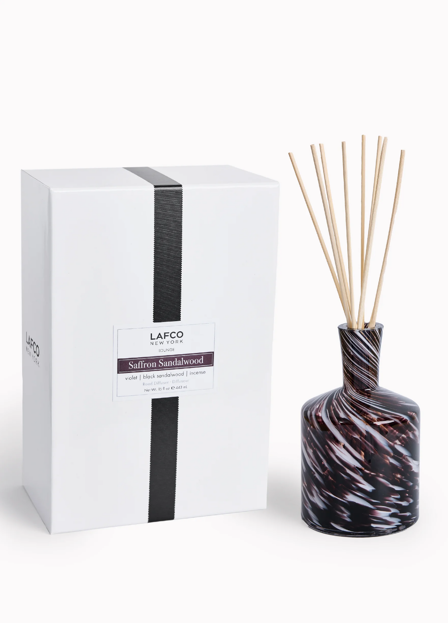 Lafco diffuser with packaging on a white background