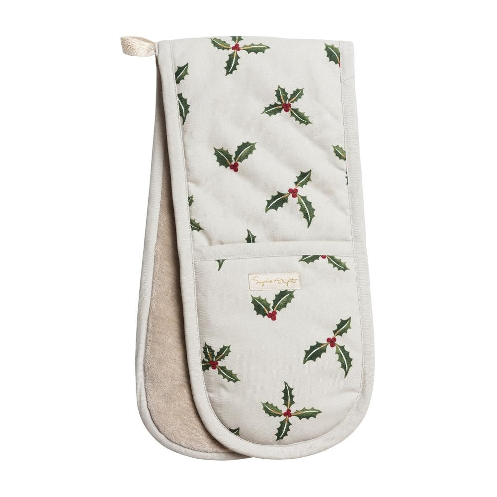 Oven Mitt Holly & Berry