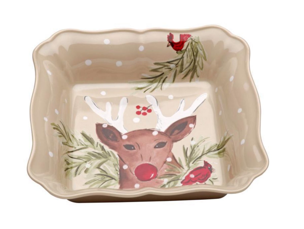 Deer Friends Square Baker