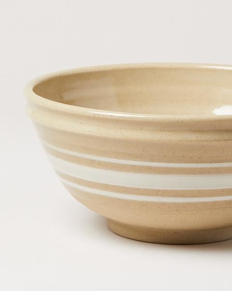 Farmhouse Yellow Ware Bowl (L) - POT310WH