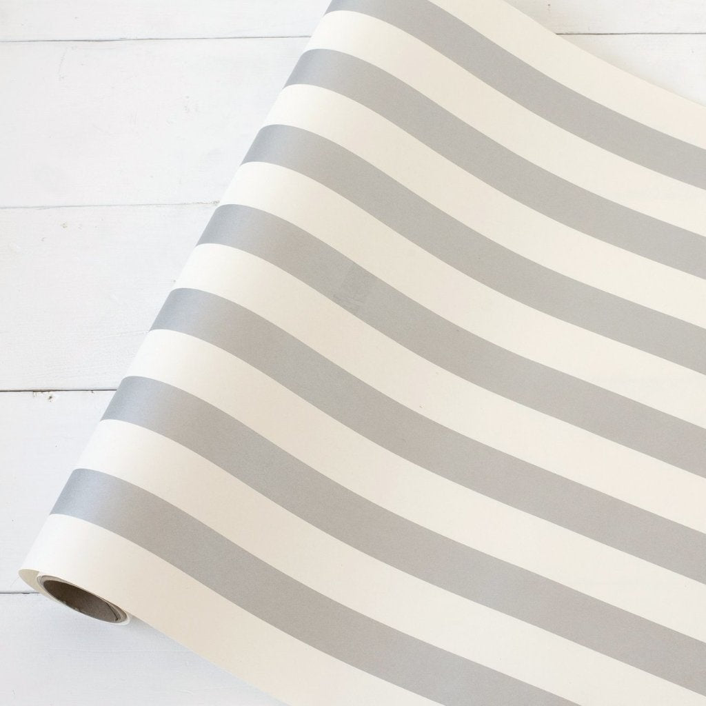 Silver Classic Stripe Runner - 20x25 - KP462