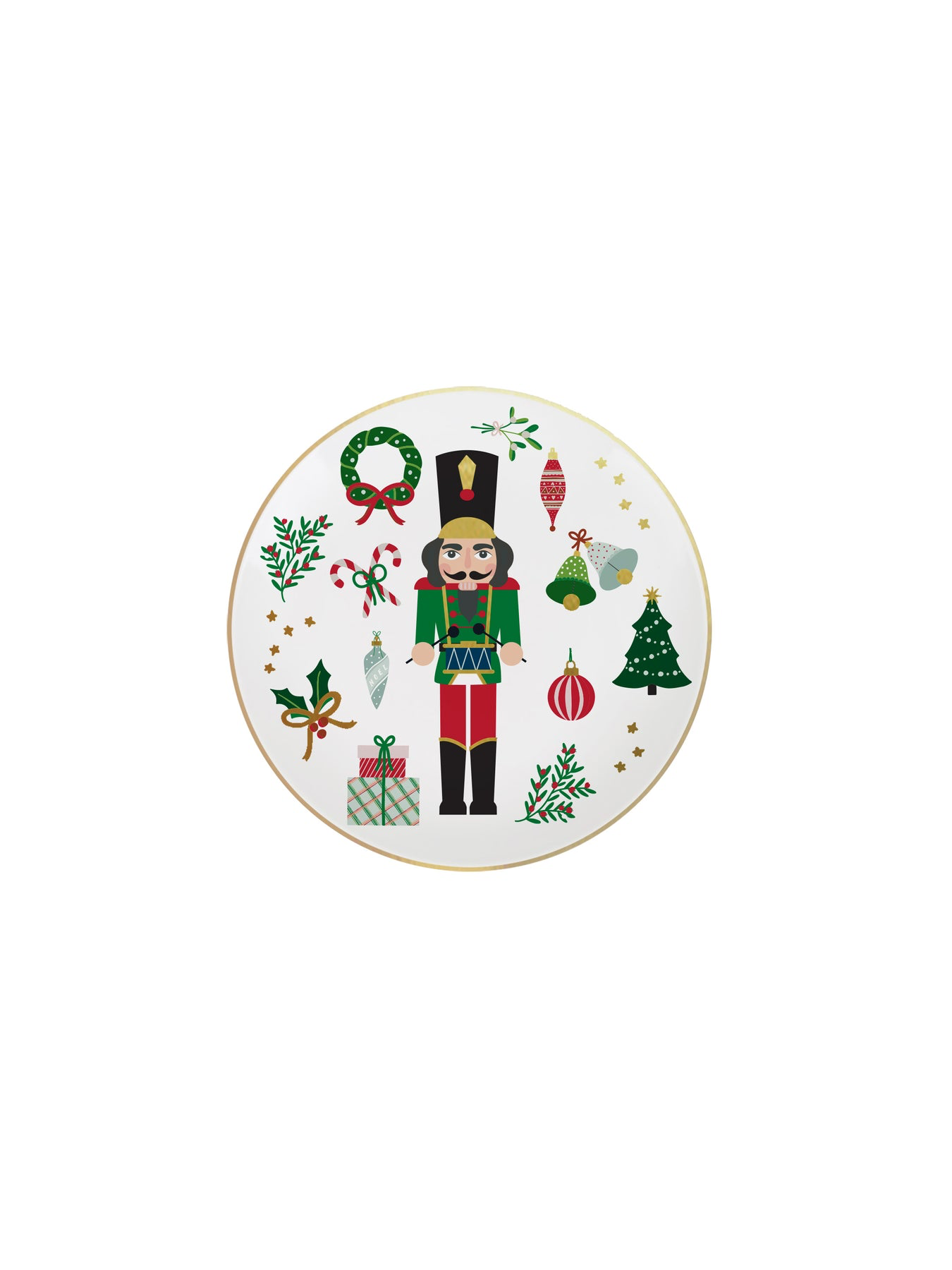 Appetizer Plate Nutcracker Drummer