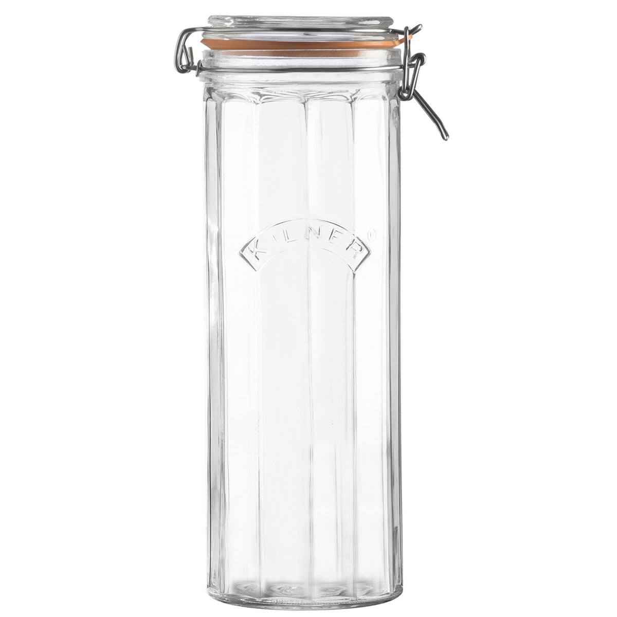 Facetted Clip Top Jar 74 fl oz