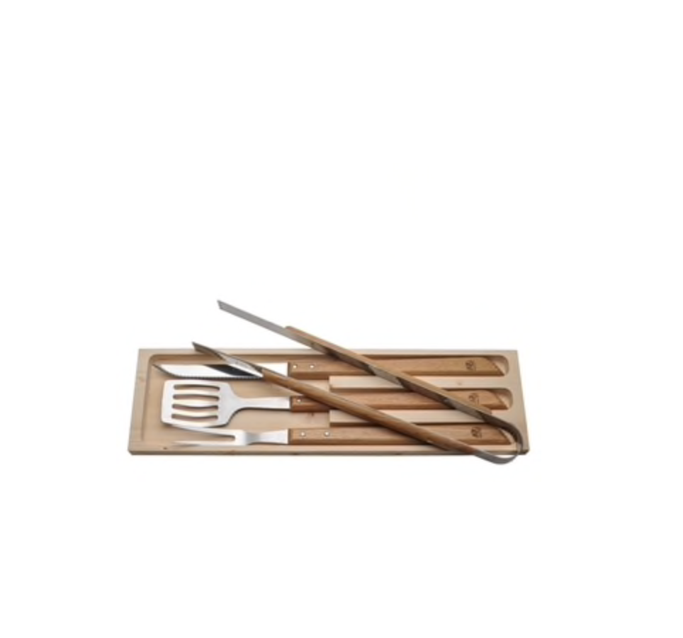 carving set ivory