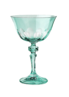 Rialto Glass Coupe Menthe (Light Green)