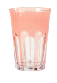 Rialto Glass Tumbler Kitten (Light Red)