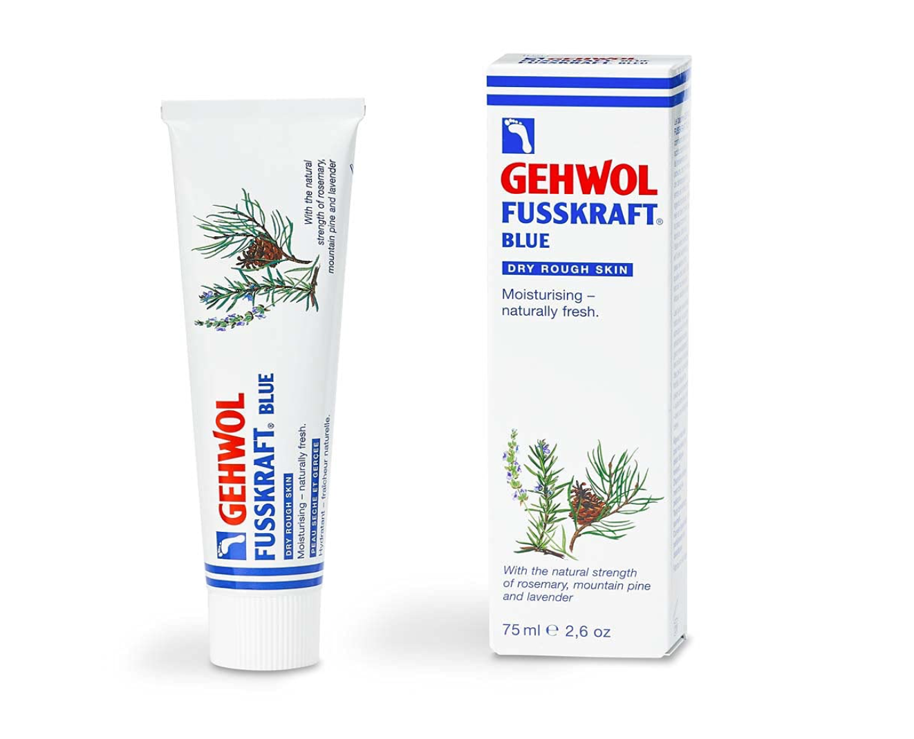foot cream-blue