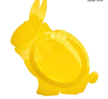 Bunny Plate Hoppy Easter Assorted