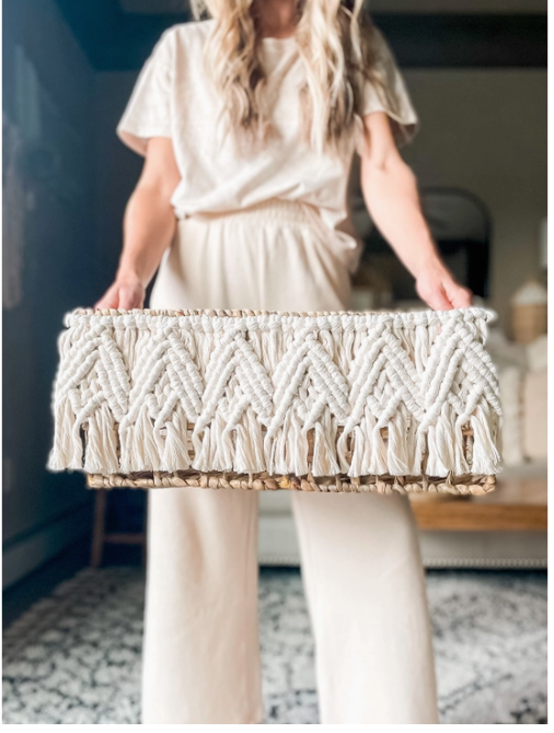 Rachel Macrame Basket