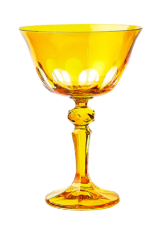 Rialto Glass Coupe Ginger (Saffron )