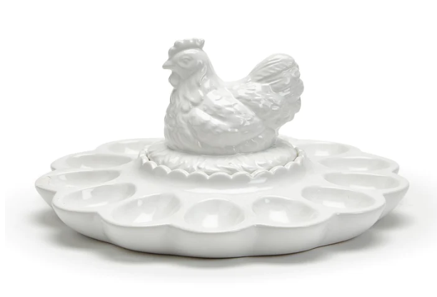 Chicken & Egg Serving Platter
