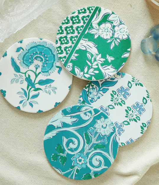 Coasters 4 Piece Set Tapestry