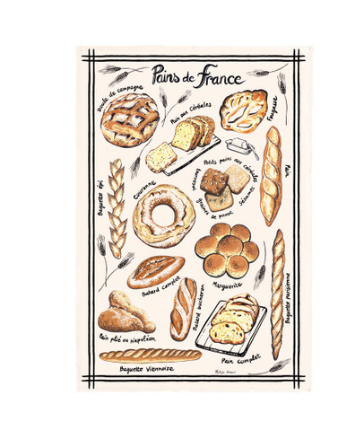 Torchons & Bouchons Tea Towel Pains de France