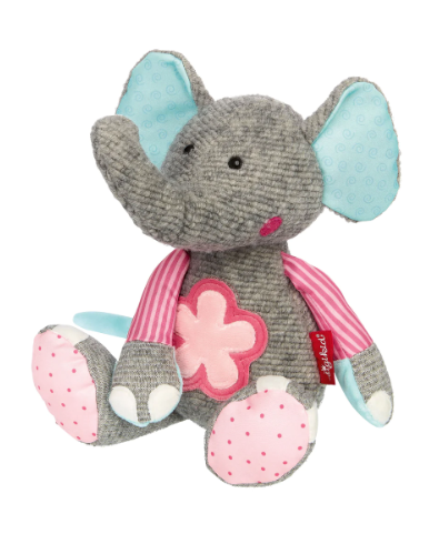 Patchwork Flower Elephant Plush Toy