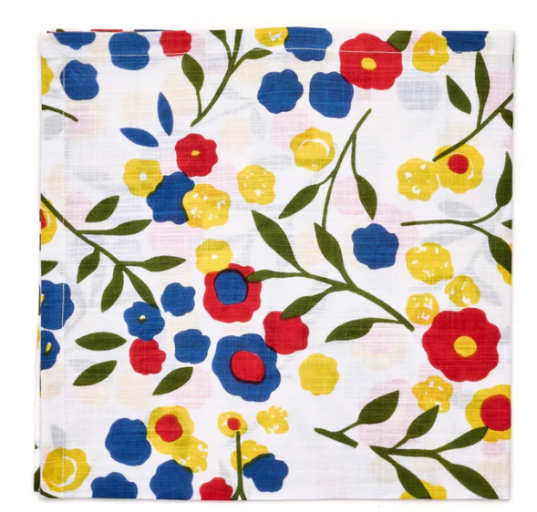 Poppies Printed Napkin - Multi