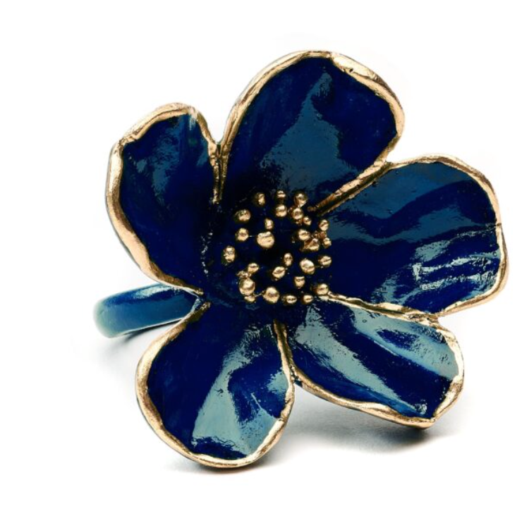 Sweetbriar Flower Resin Napkin Ring