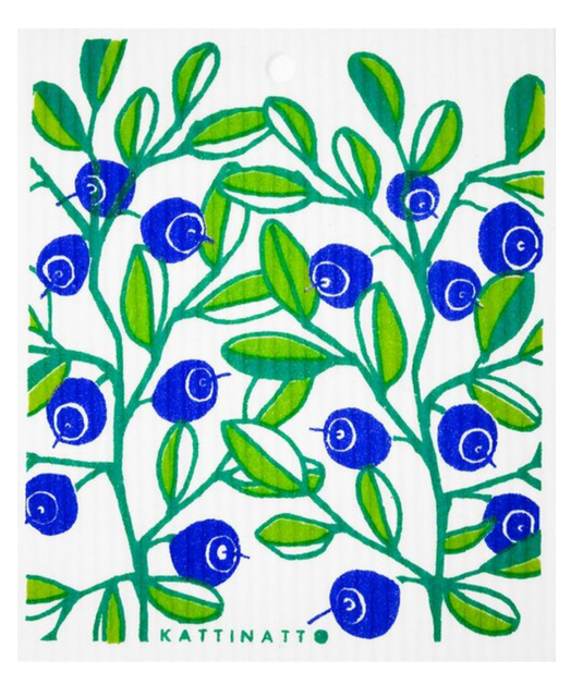 Blueberries Swedish Wash Towel