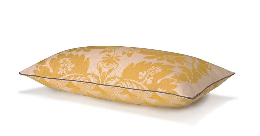Cushion Cover Soleil - Yellow - 12 x 20