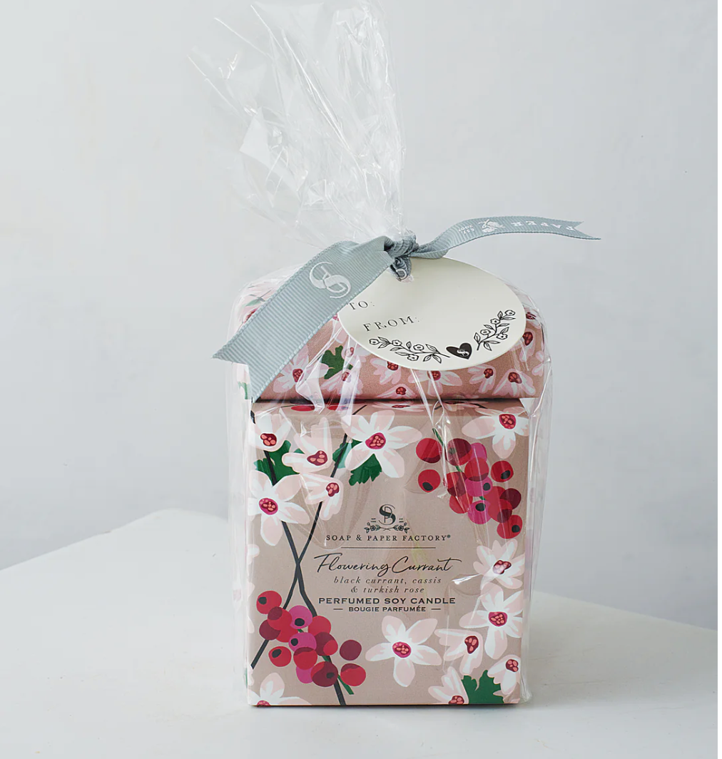 Flowering Currant 9.5 oz LG Soy Candle & 5 oz Soap