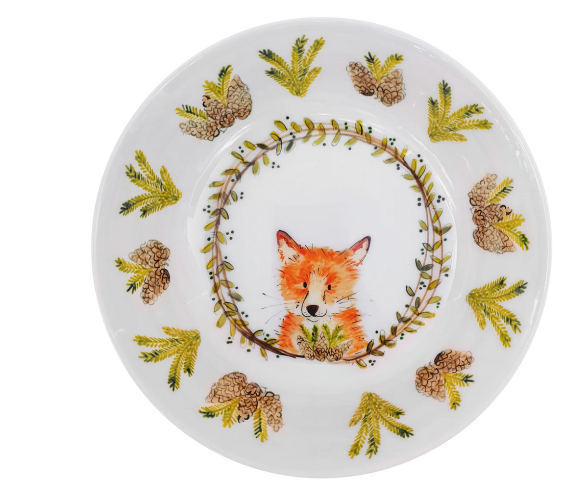 Kid Melamine Bowl-Fox