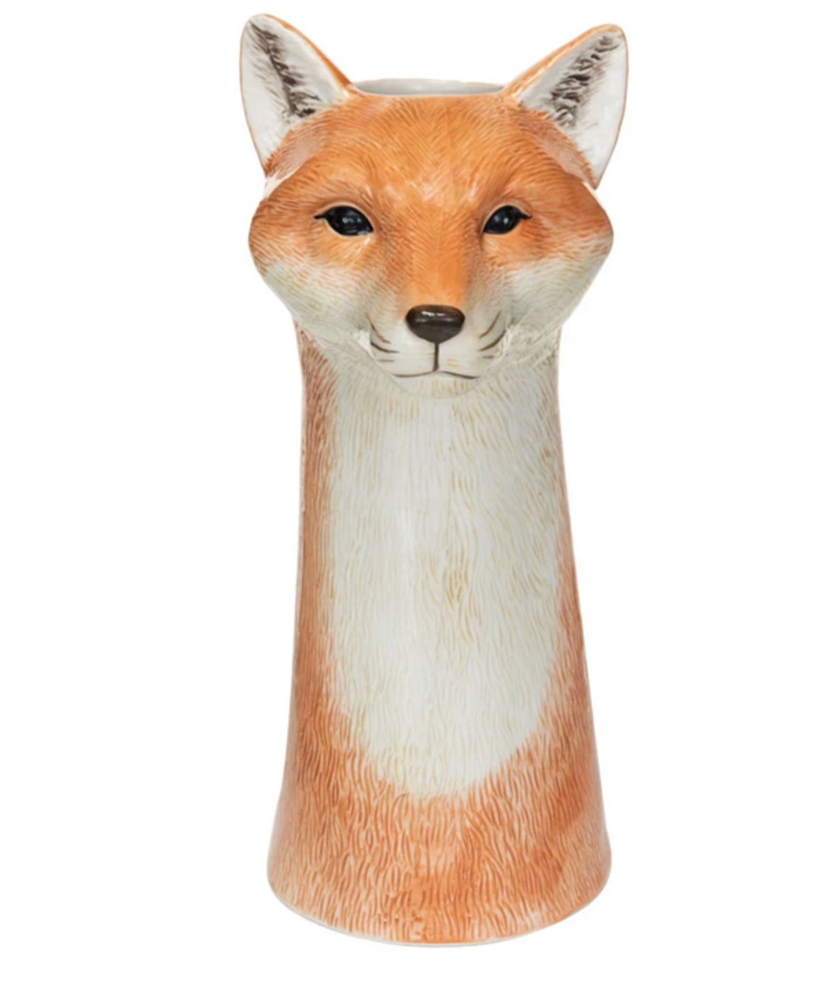 Stoneware Fox vase