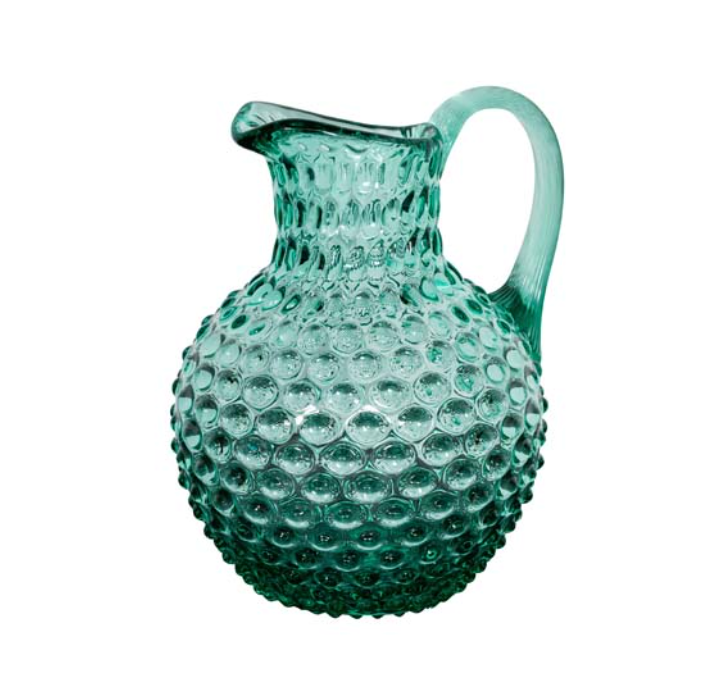 Beryl hobnail pitcher 2L (blue/green)