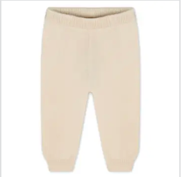 Pocket Sweater Knit Baby Legging Pants Natural 12-18