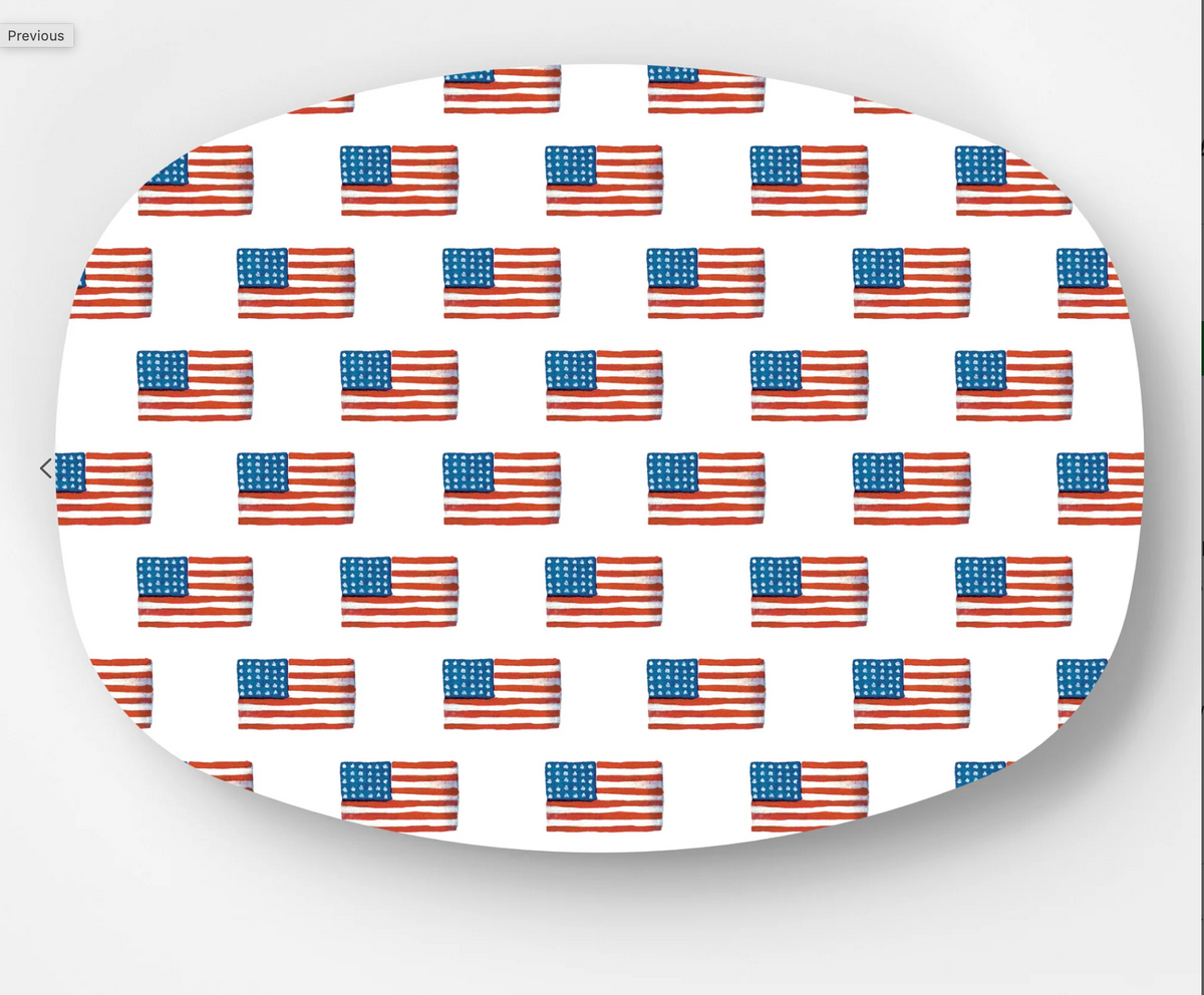 American Flag Serving Platter