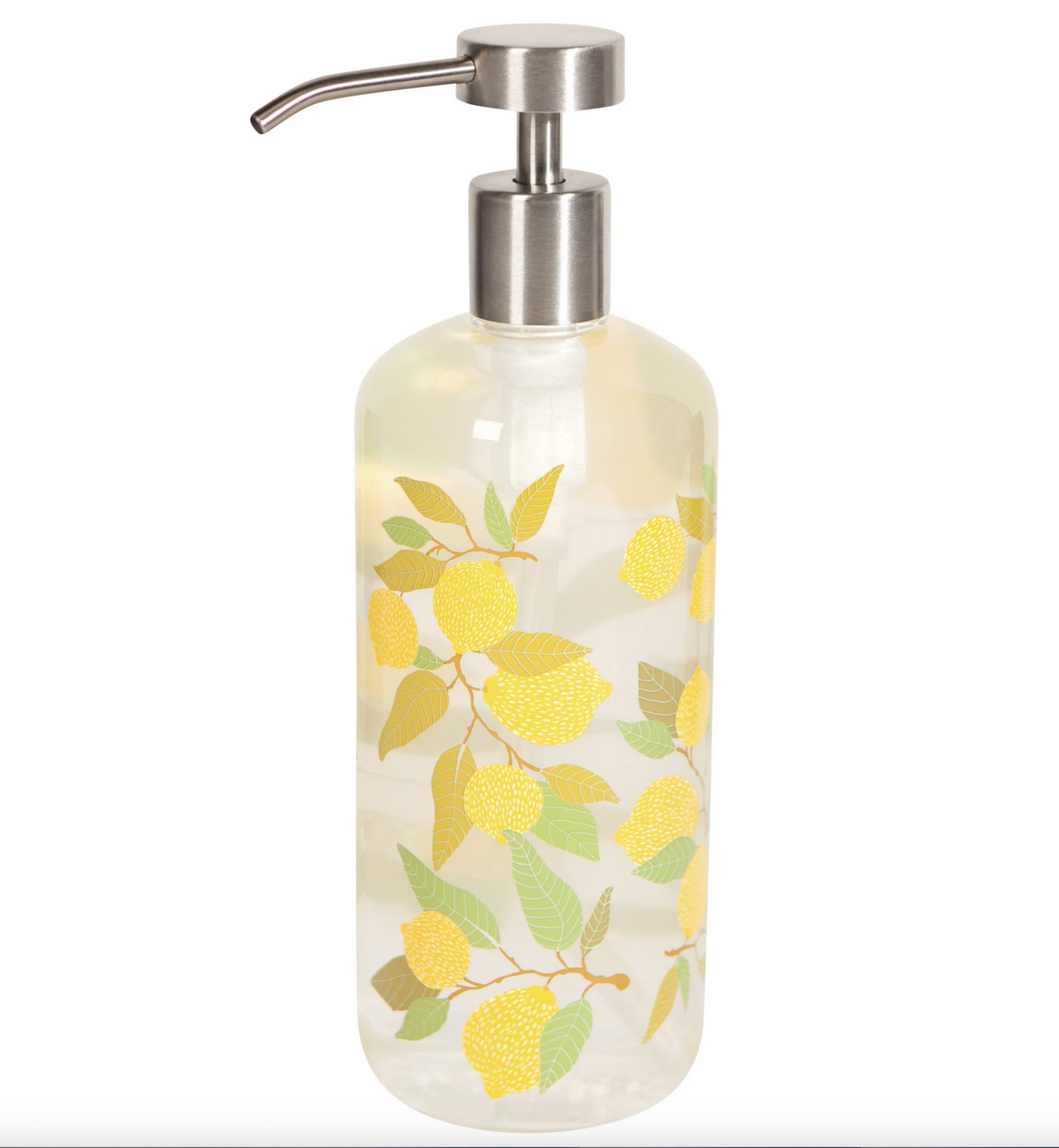 Lemons Glass Soap Pump