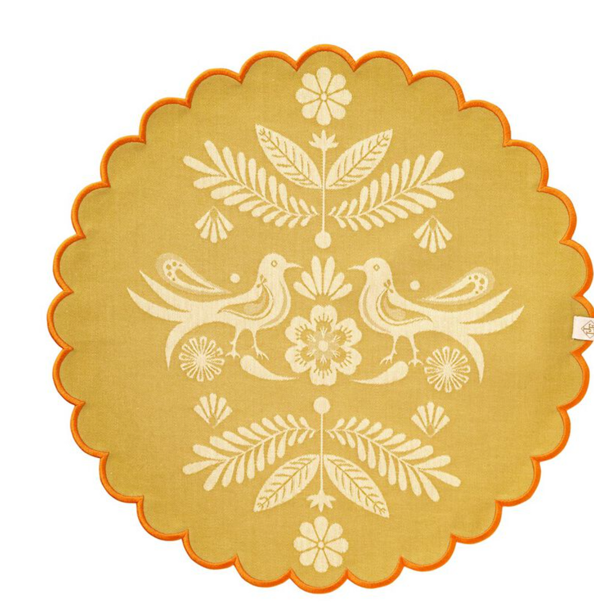 Alegria Yellow Placemat - Coated