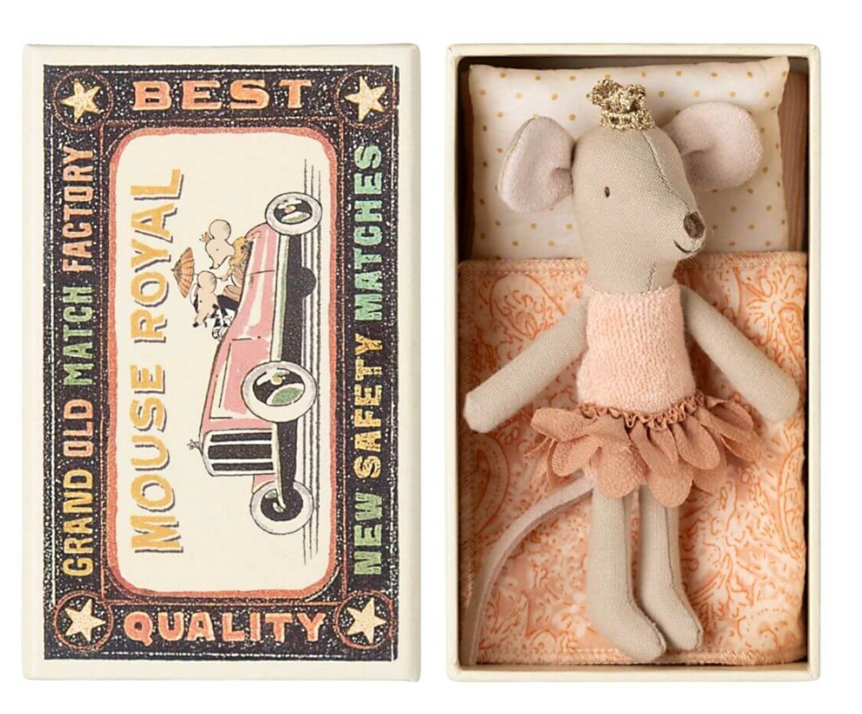 Princess mouse little sister in match box