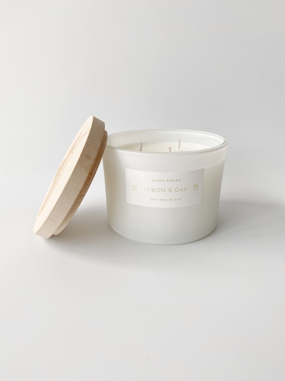 Lemon and Oak 3 Wick