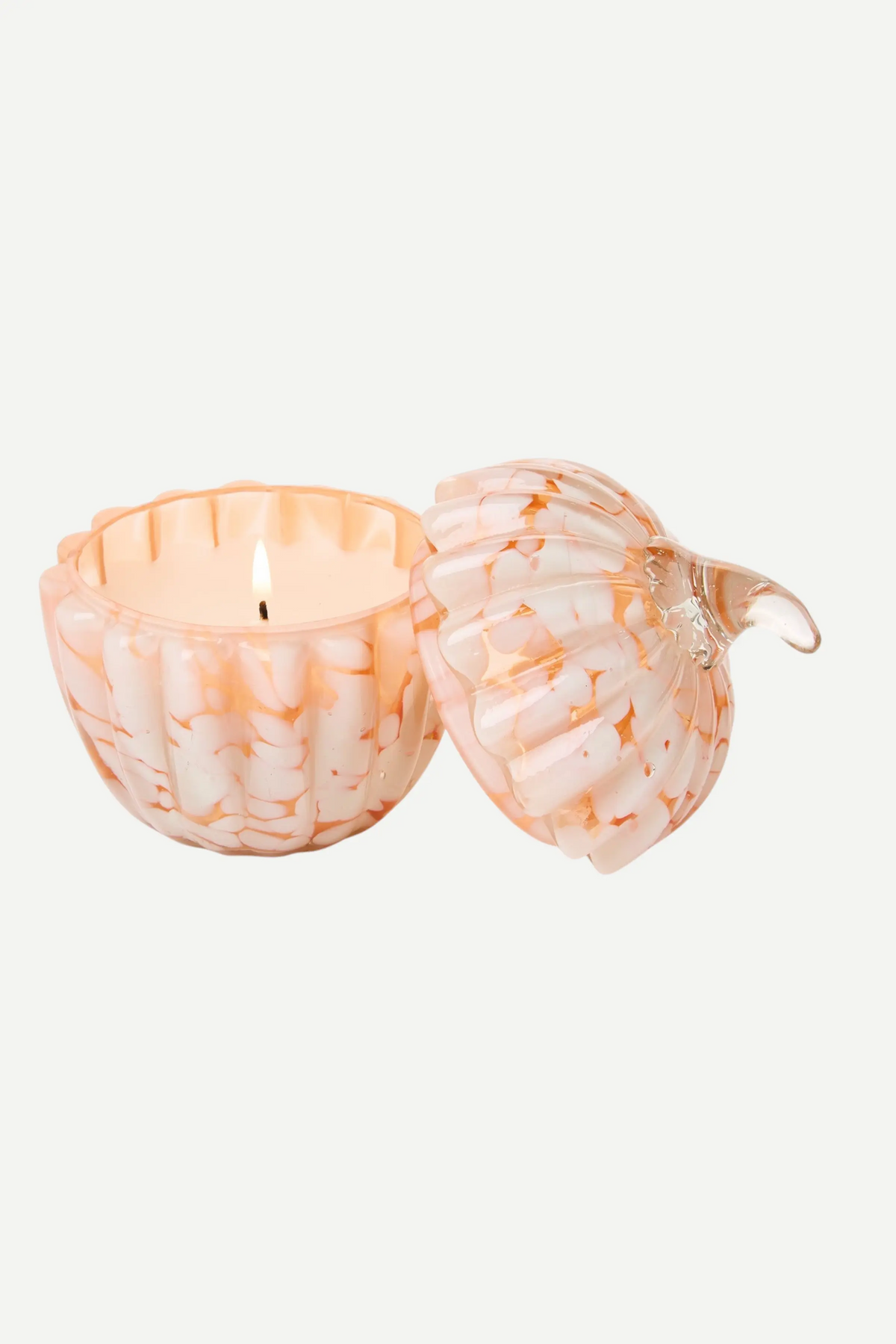 Pumpkin Candle with Spiced Chestnut Scent
