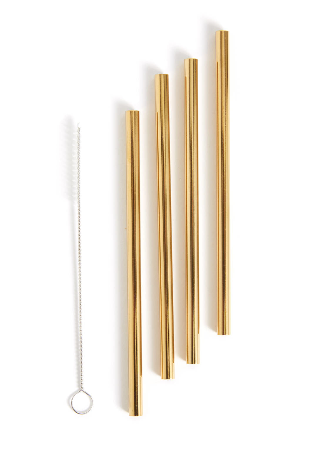 Metal Straws W Cleaner
