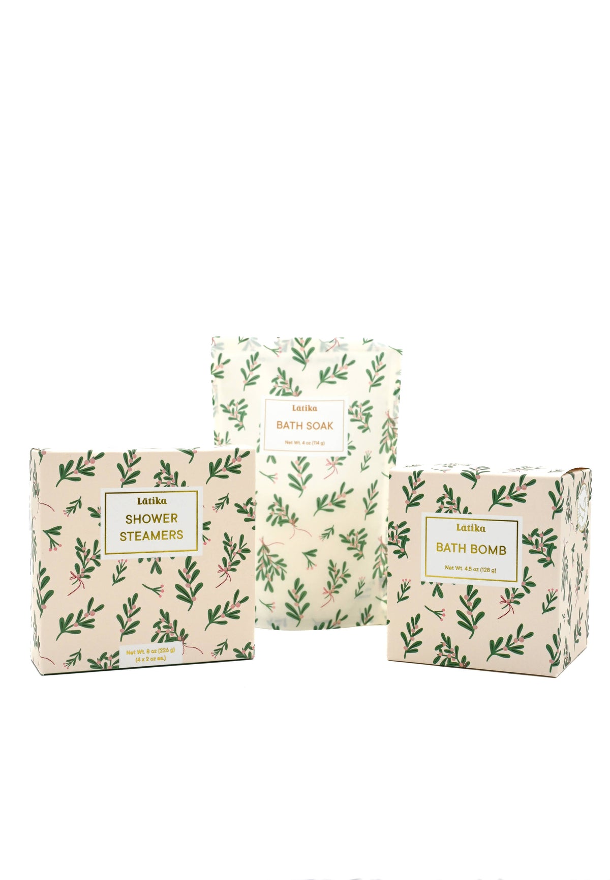 Christmas Holly Shower Steamers - stocking stuffers