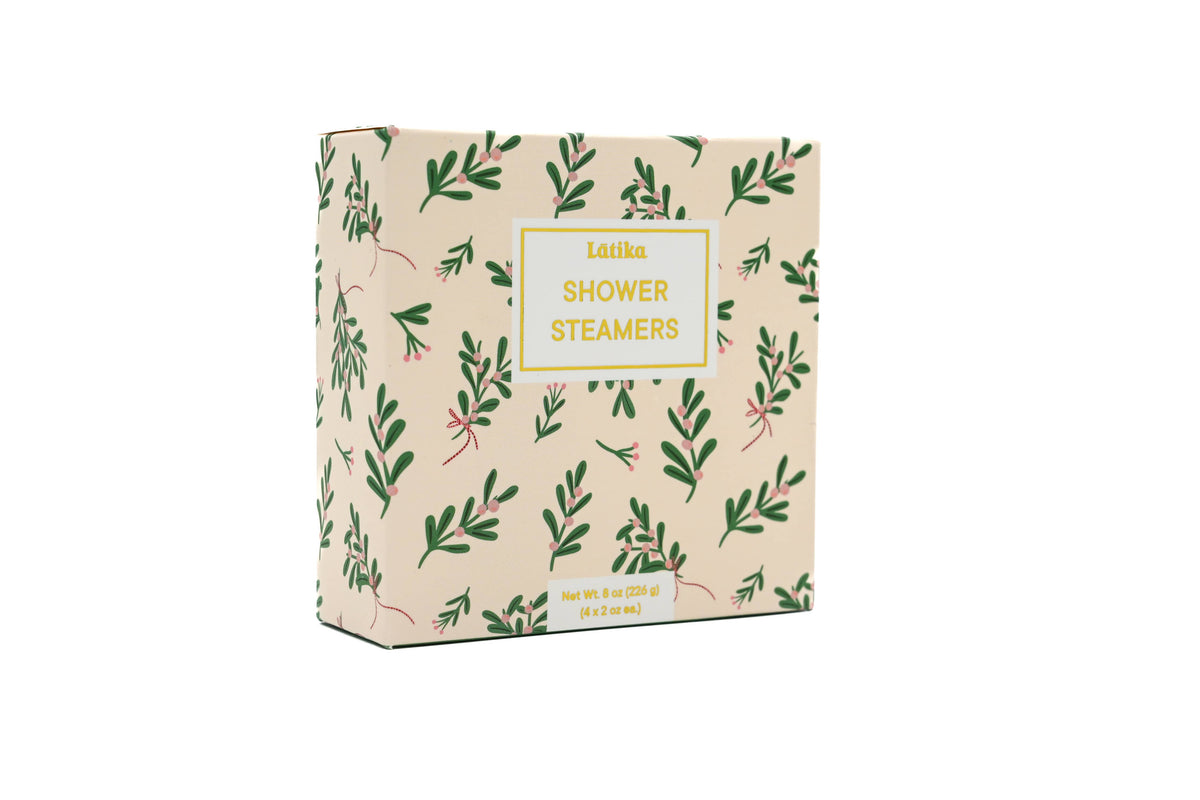 Christmas Holly Shower Steamers - stocking stuffers