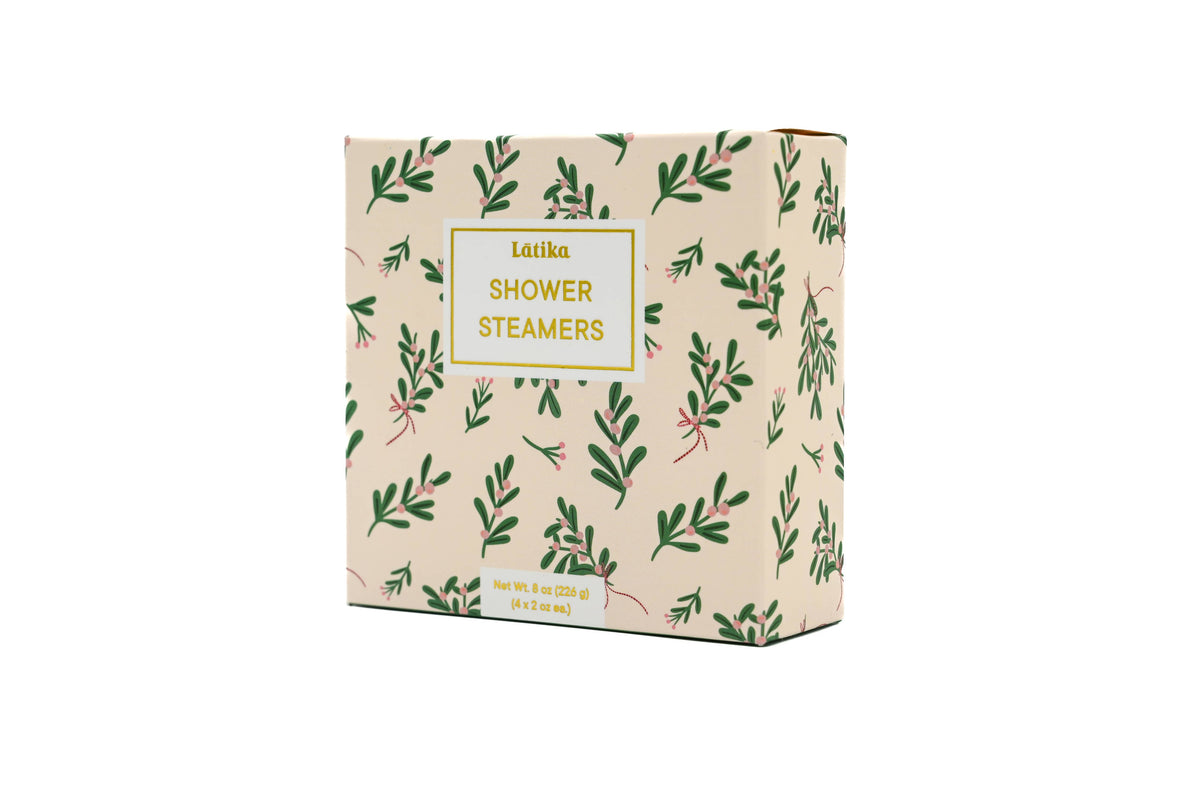 Christmas Holly Shower Steamers - stocking stuffers