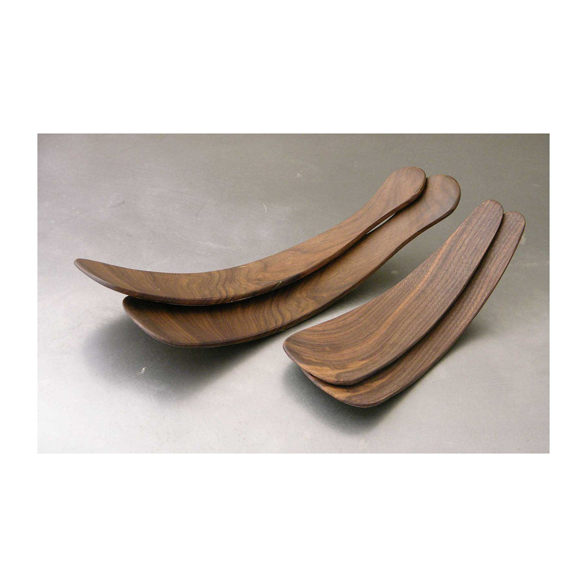 Rustic Salad Tossers- Black Walnut
