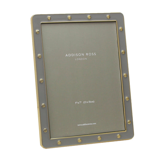 Enamel & Gold Locket Frame - 5"x7"