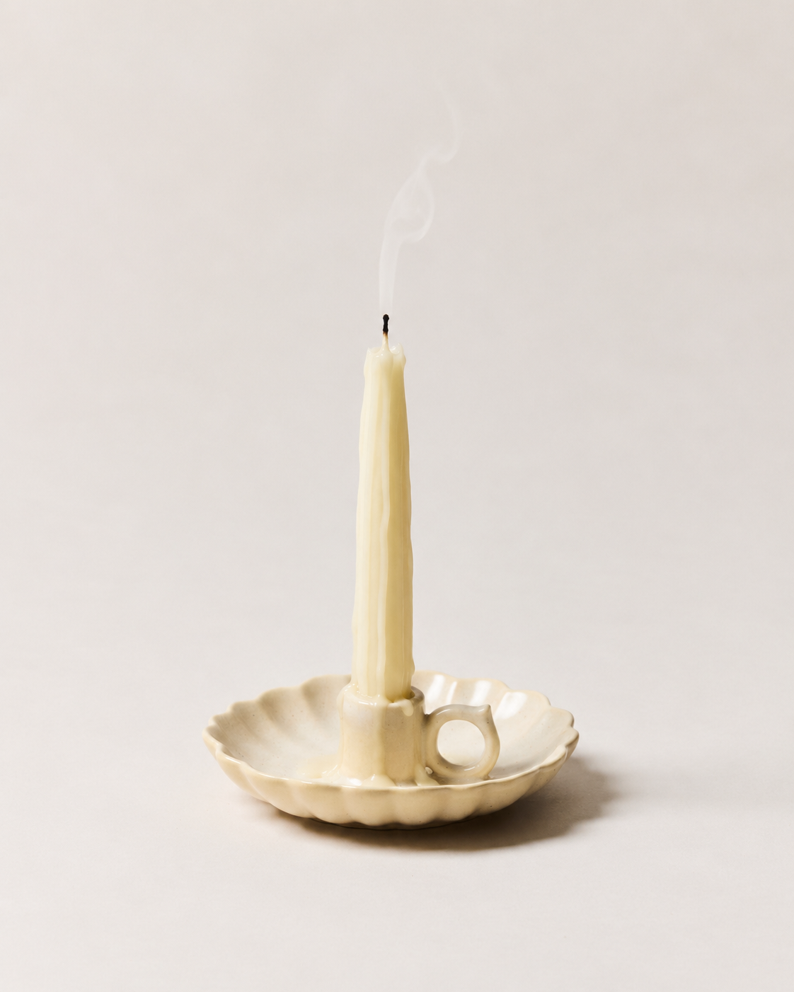Cottage Candle Stick/Sand