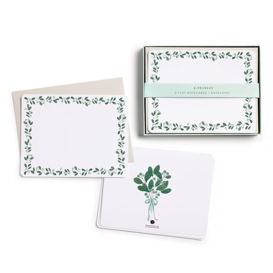 Chirps and Cheers Flat Notecard Set, 8 cards & envelopes