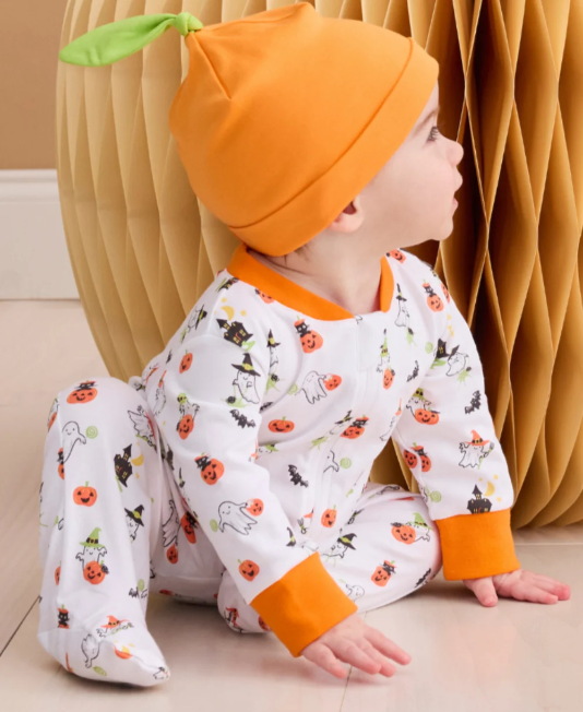 Halloween Ghosts - Orange Hat