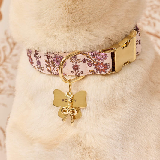 Blockprint Floral Dog Collar