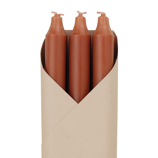 12" Taper candles 6pk Terra Cotta Gift Pack