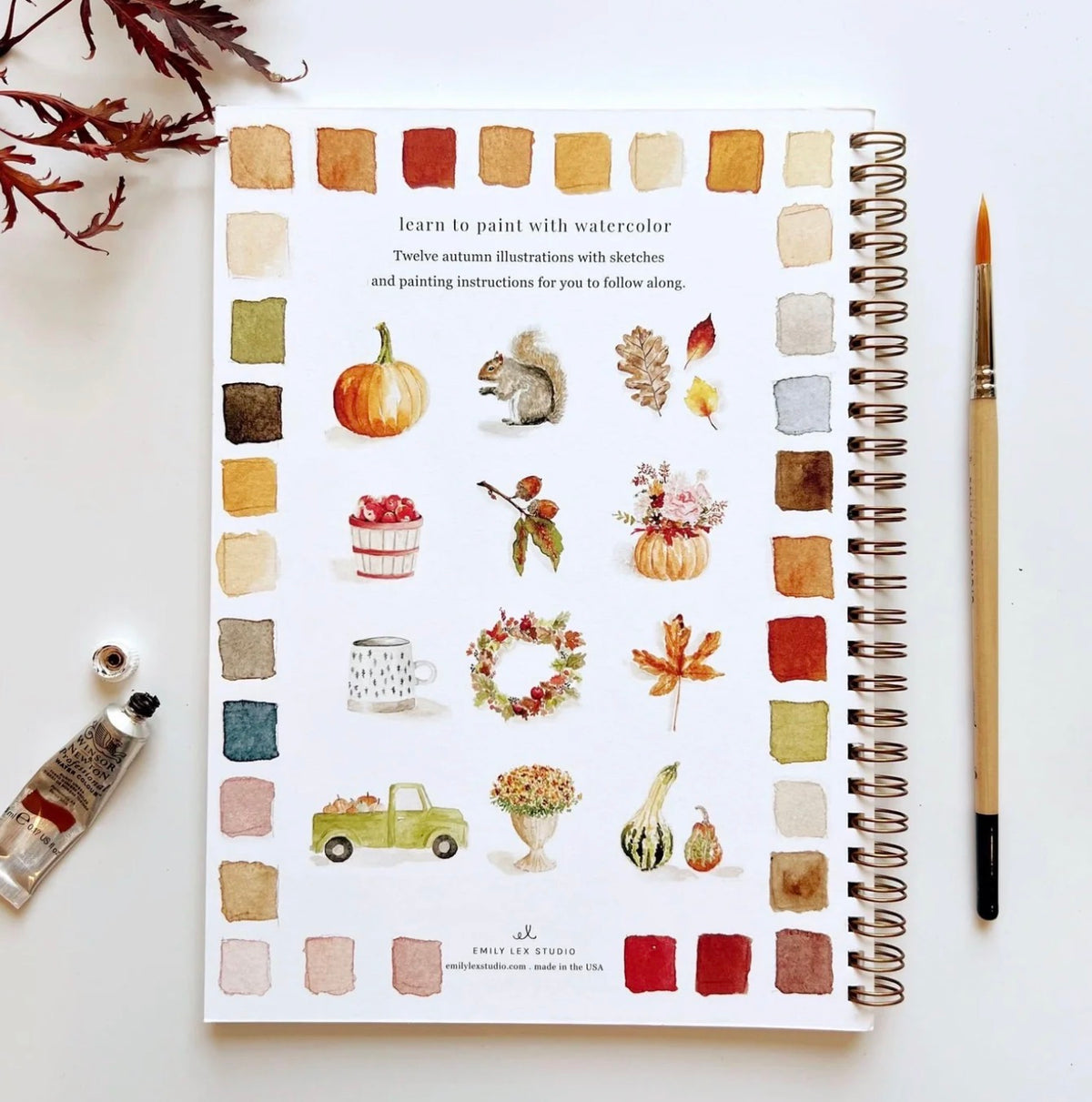 Autumn Watercolor Workbook